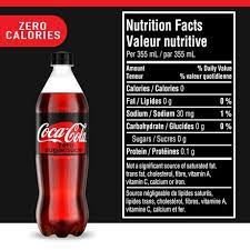 Coca Cola Zero Sugar 710ml Bottles 6 Pack Walmart Canada