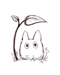 Storybook Totoro Ink Drawing Original My Neighbor Totoro Movies Geekery Gifts Dessins Faciles Idees Tatouage Animaux Dessins Sympas
