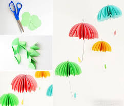 How To Make Paper Umbrellas Paper Umbrellas Paper Crafts Paper Flowers Diy