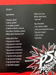 *followups are persona 5 royal exclusive. Making Leblanc Curry From Persona 5 Game Informer