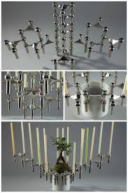 Set Of 15 Modular Candlestick And Jardiniere By Nagel Candlesticks Candle Holders Modular