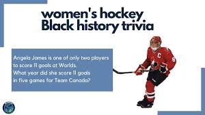 Women's sports trivia quiz · the united states has won the most women's world cup titles with four. The Ice Garden On Twitter Who S Ready For Some Women S Hockey Black History Trivia Questions For The Rest Of The Month We Ll Have 4 Trivia Questions A Day We Ll Share The Answers