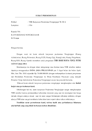 I would like to make a proposal. Contoh Surat Sumbangan Tunjangan Hari Raya Macarenn