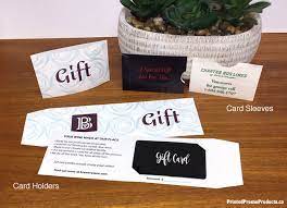 Gift card holders are an excellent way to extend your branding when ordering custom gift cards for your business. Gift Card Sleeves Printedpromoproducts Ca