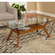 Stick to square or rectangular pieces for rustic appeal. Mercury Row Aladfar Coffee Table Modern Glass Coffee Table Glass Top Coffee Table Display Coffee Table