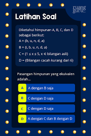 Matematika Kelas 7 Hubungan Antarhimpunan Matematika