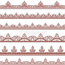 A Series Of Original Ornately Detailed Border Designs Inspired By The Border Design Henna Art Henna Doodle