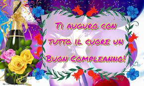 Ti Auguro Con Tutto Il Cuore Un Buon Compleanno Cartolina Di Compleanno Buon Compleanno Auguri Di Buon Compleanno Sorella