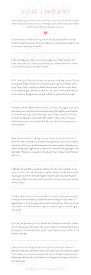 Wedding vows always have been the most important task in wedding planning. 9 Romantic Wedding Vows Southern Weddings