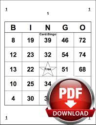 13 20 42 53 62. Free Printable Bingo Cards Bingo Card Generator