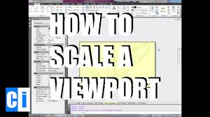 autocad how to scale viewport