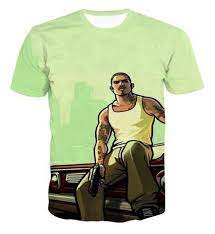 Gta San Andreas Gang Streetwear T Shirt Game Geek Shop Gta Sanandreas Gang Streetwear Tshirt Gamegeekshop