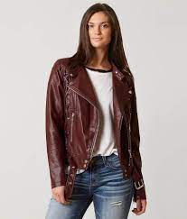 Bke Moto Jacket Women S Coats Jackets In Bitter Chocolate Buckle Jackets For Women Womens Moto Jacket Coats For Women