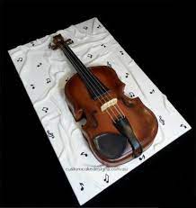 Violin Cake Violin Cake Violin Music Cakes