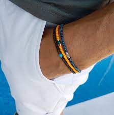 Turquoise Bracelet Aquamarine Bracelet Green Onyx Bracelet Mens Birthday Gift Mens Bracelet Minimalist Bracelet Bracelet Set