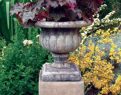Amber, green and sapphire blue. Planters Tor Stone Ltd