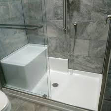 Freedom Easy Access Shower Pan Left Molded Seat 60 X 37vј In 2020 Shower Pan Small Bathroom Shower Tile