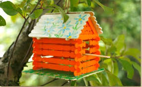 Also, there are lots of seasonal birds, making it easy to turn to a bird craft no matter what time of year it is. Skill Stick Bird House Craft Project Ideas
