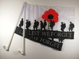 Think u'll get the idea there's an old saying about forgetting one's history and being doomed to repeat it. Lest We Forget Car Flag Buy Lest We Forget Car Flag Nwflags