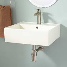 Audrie Wall Mount Bathroom Sink Wall Mounted Bathroom Sinks Small Bathroom Sinks Farmhouse Bathroom Sink