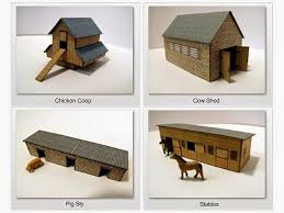 Card as a model making material has been around for a very long time. N Gauge Model Making 4 N Gauge Model Card Farm Building Plans