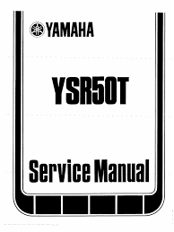 These diagrams and schematics are from our personal collection of literature. 1987 Yamaha Ysr 50t Service Manual Motor Oil Transmission Mechanics