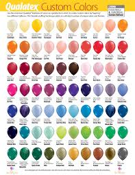 Balloon Color Chart