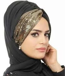 Aise Tesettur Adli Kullanicinin Hazir Turban Panosundaki Pin Basortusu Modasi Bandanalar Siyah