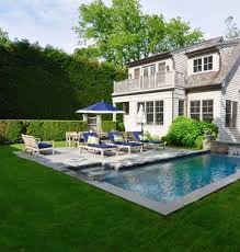 35 Small Pool Design With Beautiful Garden In Side Homeridian Com Small Pool Design Small Backyard Pools Backyard Pool