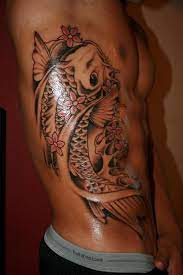 Koi Fish Side Tattoo Side Tattoos Koi Fish Tattoo For Women Hip Tattoos Women
