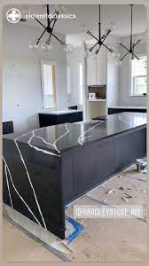 Black Quartz Island Surface Kitchen Inspiration Design White Kitchen Design Kitchen Room Design