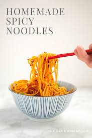 5 Ingredient Homemade Chili Oil Noodles Recipe Spicy Noodles Recipe Spicy Noodles Food