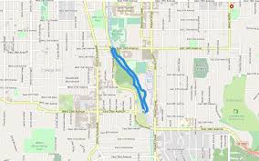 Over south eugene, oregon from college hill. Amazon Creek Wander Und Laufweg Eugene Oregon Vereinigte Staaten Pacer