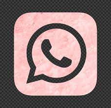 Best icon packs for android in 2020 android central. Hd Pink Marble Aesthetic Whatsapp Logo Icon Png Citypng