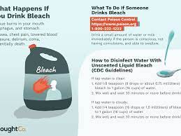 How Drinking Bleach Can Kill You