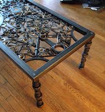 Hand Made Coffee Table Metal Coffee Table Metal Art Table Etsy In 2020 Art Table Metal Table Handmade Coffee Table