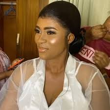 Georgette's white wedding look🔥 You made such a beautiful bride. God bless  your new home .  —————————————————————————————————————————————————————————————————————————————————————————————————  Makeup @holla.bella__gh ...