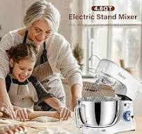 Amazon.com: Stand Mixer, Zuccie 4.8QT Kitchen Electric Stand Mixer, 380W  Motor Power Food Mixer, 8+P-Speed Dough Mixer with Dough Hook, Wire Whip &  ...