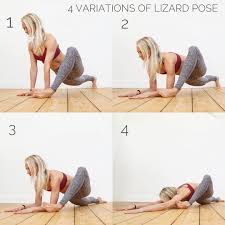 Tutorial Tuesday Lizard Pose For Every Level 1 Straight Arm Variation 2 Forearm Variation 3 Knee Down Vari Lizard Pose Lizard Pose Yoga Yoga Poses For Two