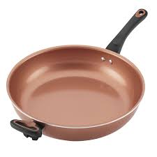 12 5 Inch Copper Ceramic Nonstick Deep Frying Pan Deep Frying Pan Nonstick Frying Pan