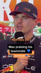 Max Verstappen Supporting Sergio Perez in F1