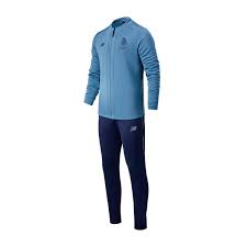 Tracksuit New Balance Fc Porto Travel Knitted 2020 2021 Blue Navy Futbol Emotion