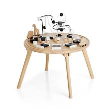 Wooden Activity Table Crate And Barrel Baby Activity Table Kids Table And Chairs Kids Activity Table