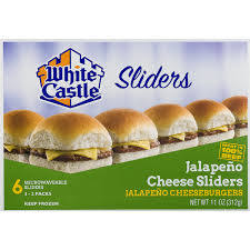 White Castle Sliders Jalapeno Cheeseburgers 11 Oz From