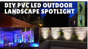 Diy 5 Pvc Led Landscape Lights Youtube