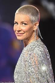 Catherine Zeta-Jones looks gorgeous in a pale blue busty gown