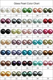 Pl Gl0004 15 Pearl Beads Glass Pearl Color 15 Smooth