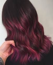 cherry rood haar inspiratie en trends haar verven kleuren zwart haar kleuren bordeaux rood haar