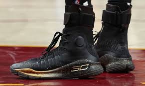 Black And Gold Under Armour Shoes Stephen Curry Under Armour Curry 4 Black Gold Finals Pe Left Basketball Shoes Stephen Curry Sneakers Men Fashion Curry Shoes