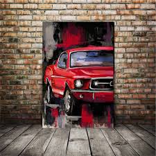 Ford Mustang Pony Car Decor Mustang Art Print 1967 Etsy In 2020 Mustang Art Automotive Art Large Wall Art